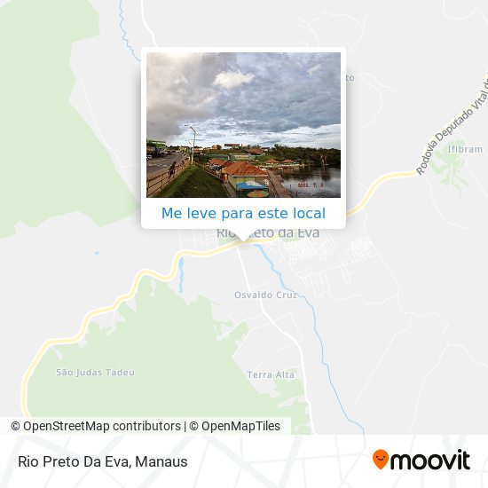 Rio Preto Da Eva mapa