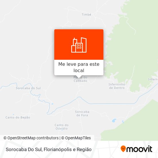 Sorocaba Do Sul mapa
