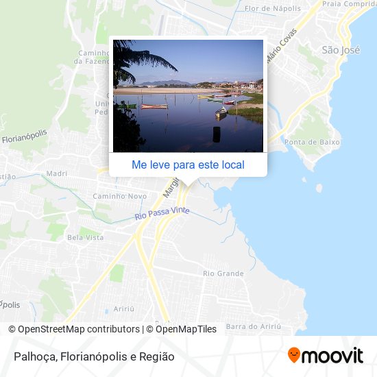 Palhoça mapa