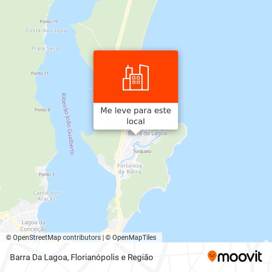 Barra Da Lagoa mapa