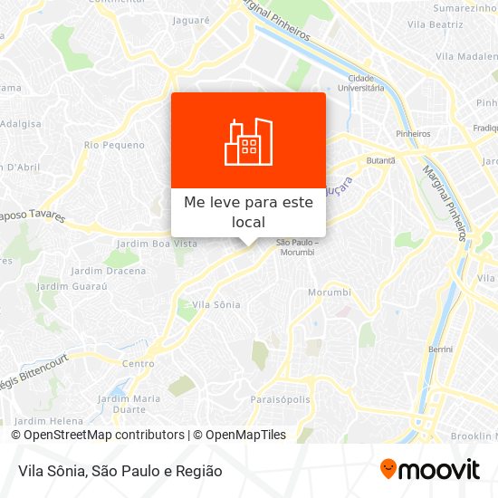 Vila Sônia mapa