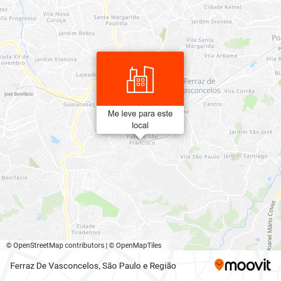 Ferraz De Vasconcelos mapa