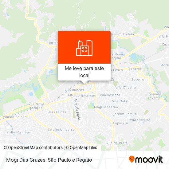 Mogi Das Cruzes mapa
