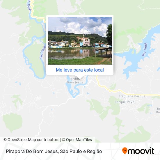 Pirapora Do Bom Jesus mapa