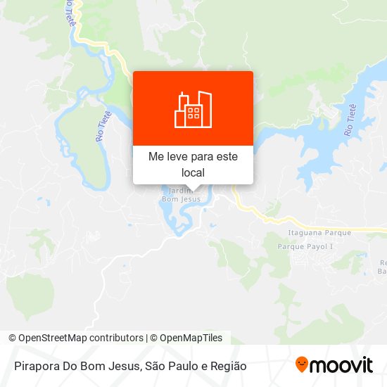 Pirapora Do Bom Jesus mapa