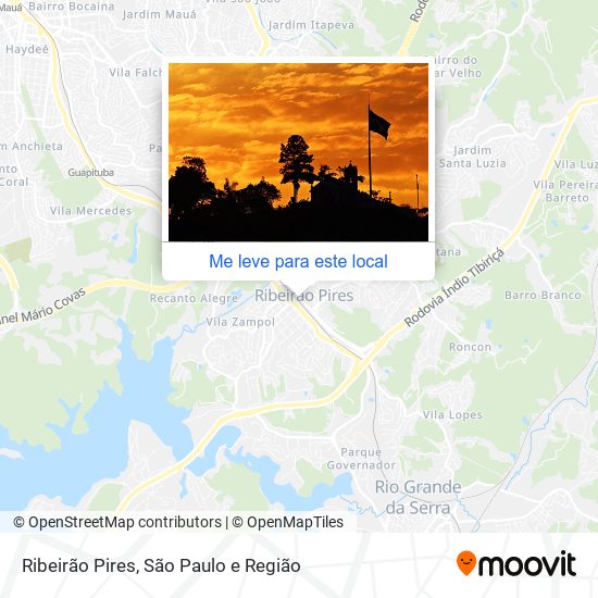 Ribeirão Pires mapa