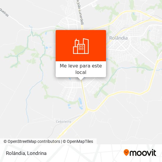 Rolândia mapa