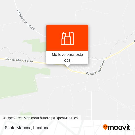 Santa Mariana mapa
