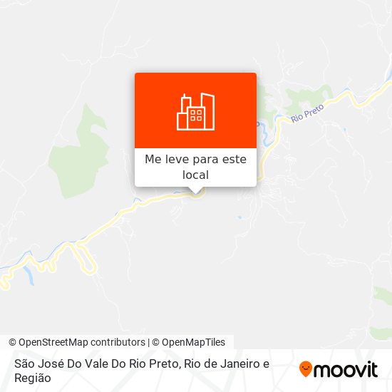 São José Do Vale Do Rio Preto mapa