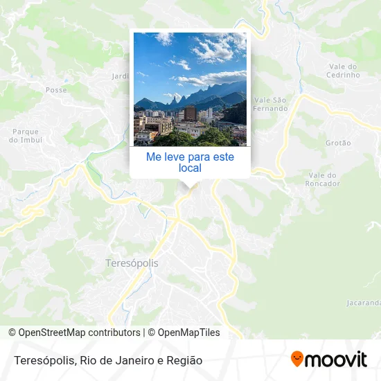 Teresópolis mapa