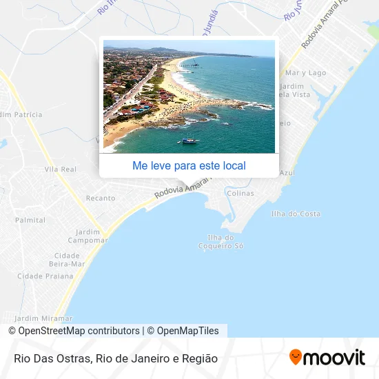 Rio Das Ostras mapa