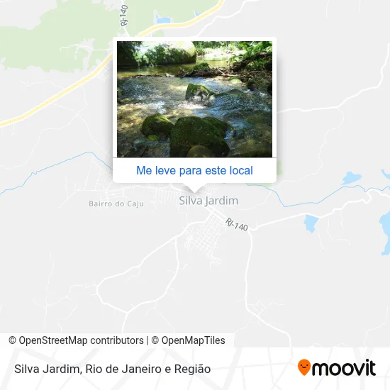 Silva Jardim mapa