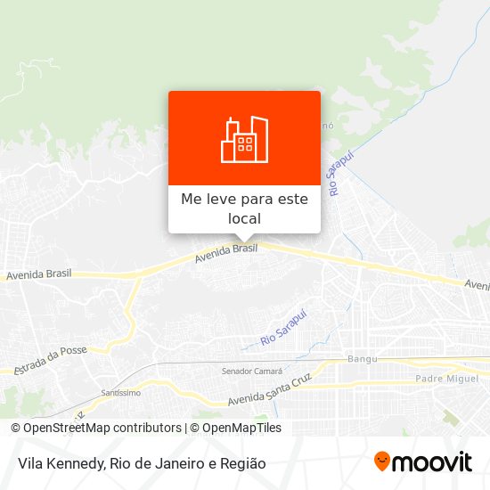 Vila Kennedy mapa