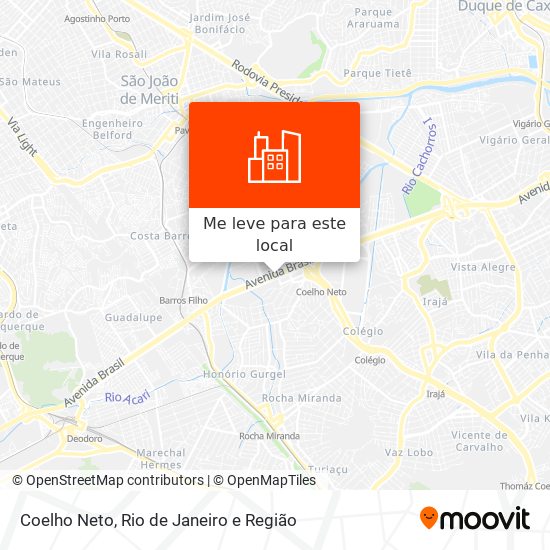 Coelho Neto mapa