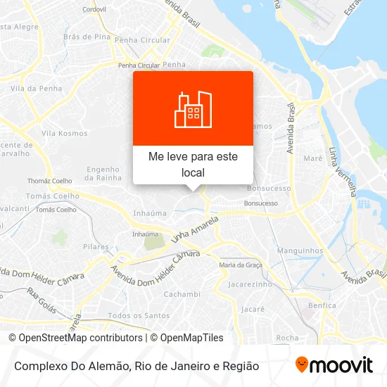 Complexo Do Alemão mapa