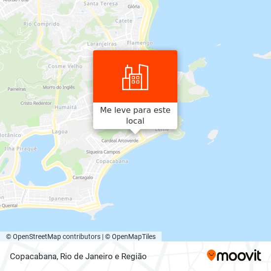 Copacabana mapa