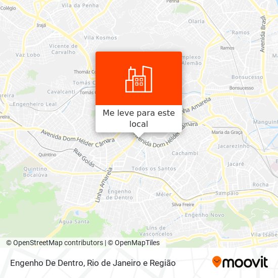 Engenho De Dentro mapa