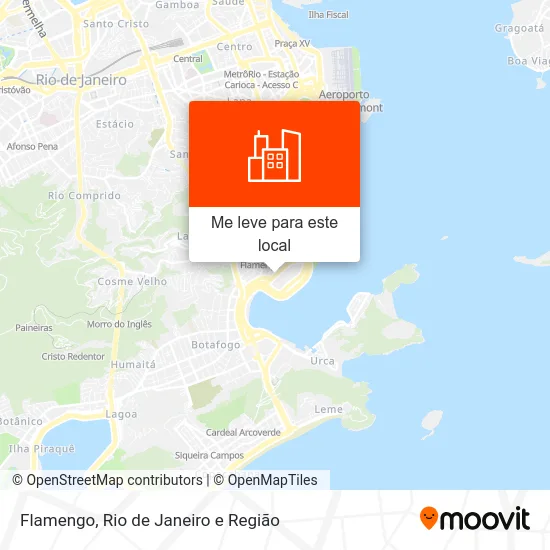 Flamengo mapa
