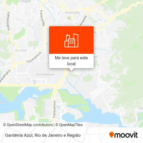 Gardênia Azul mapa
