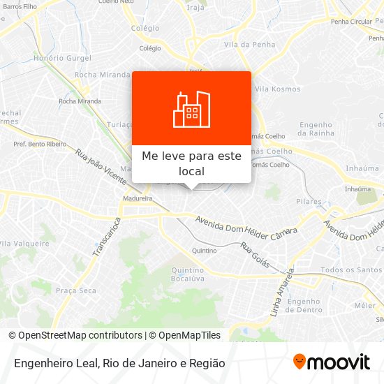 Engenheiro Leal mapa
