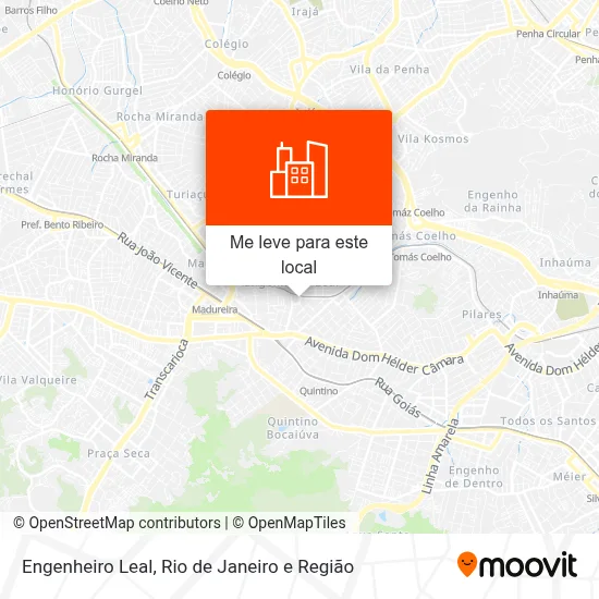 Engenheiro Leal mapa