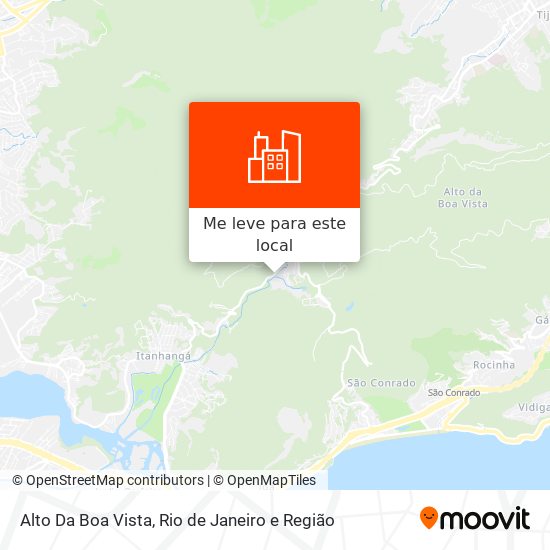 Alto Da Boa Vista mapa