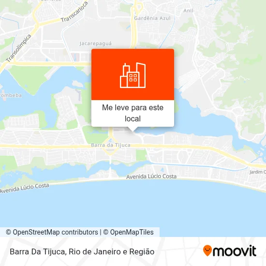 Barra Da Tijuca mapa