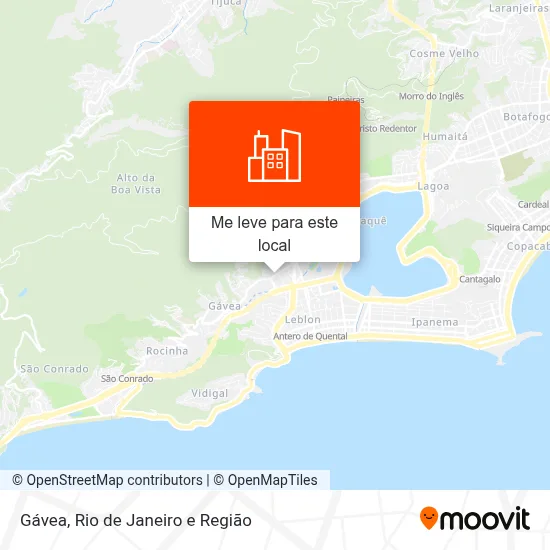 Gávea mapa