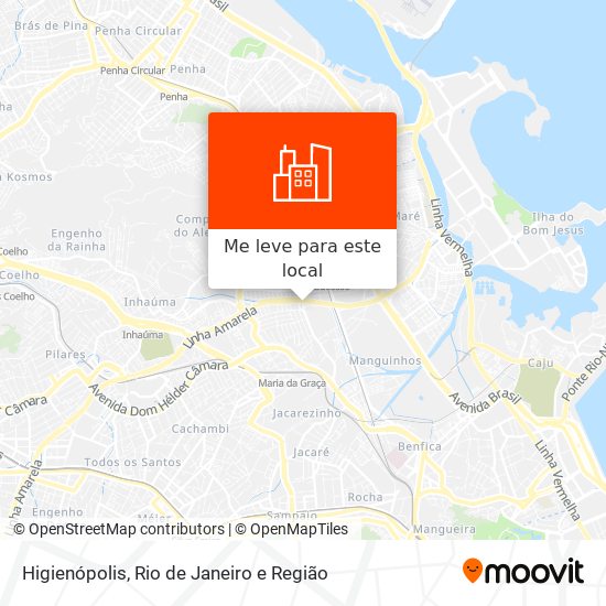Higienópolis mapa