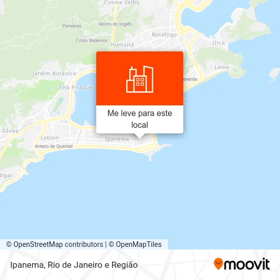 Ipanema mapa
