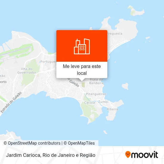 Jardim Carioca mapa