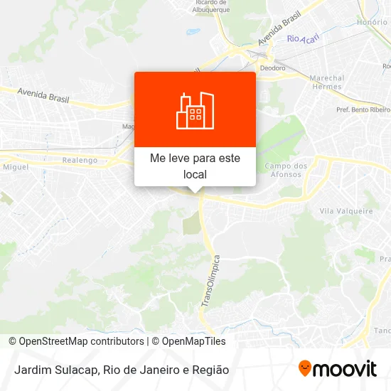 Jardim Sulacap mapa