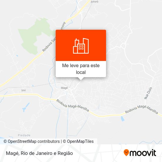 Magé mapa