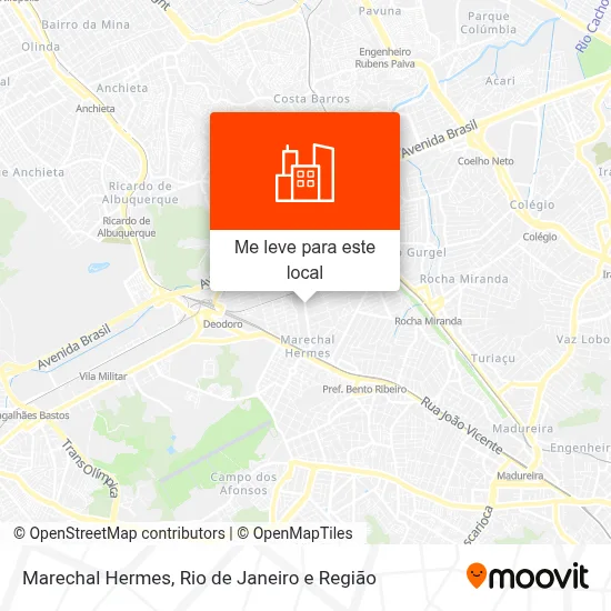 Marechal Hermes mapa