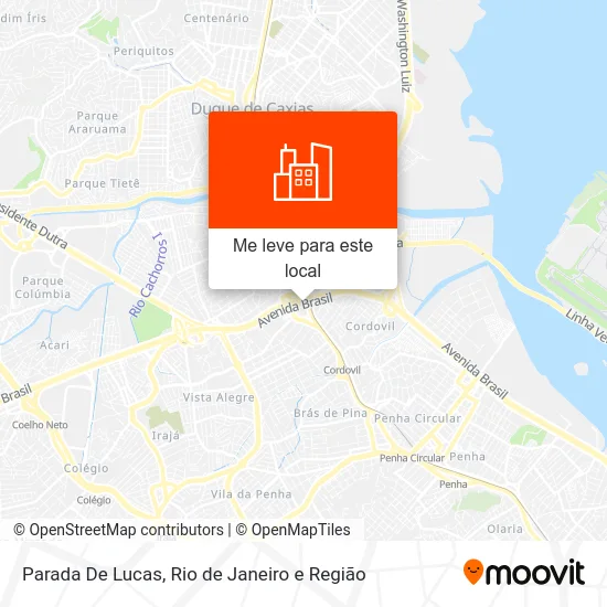 Parada De Lucas mapa