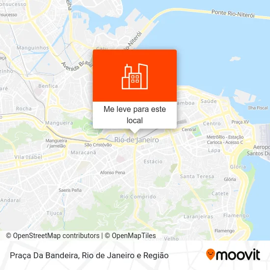 Praça Da Bandeira mapa