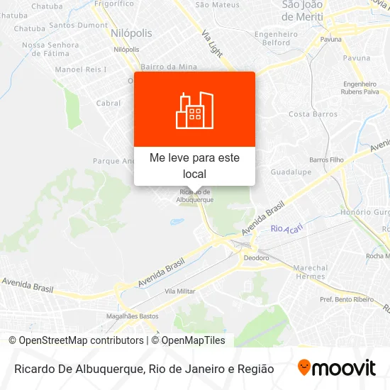 Ricardo De Albuquerque mapa