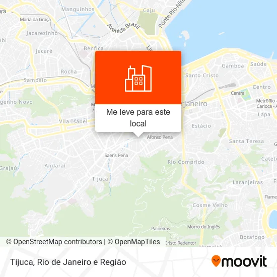 Tijuca mapa