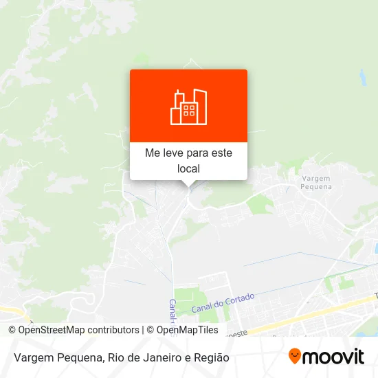Vargem Pequena mapa