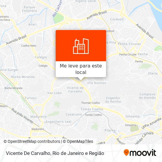 Vicente De Carvalho mapa