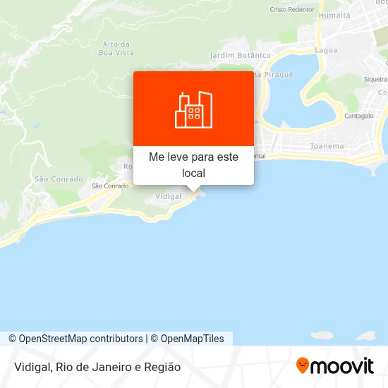 Vidigal mapa