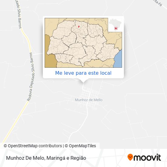 Munhoz De Melo mapa