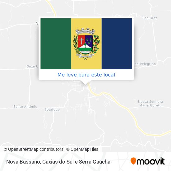 Nova Bassano mapa