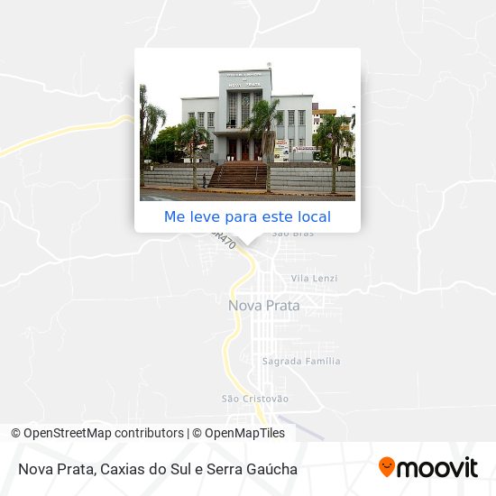 Nova Prata mapa