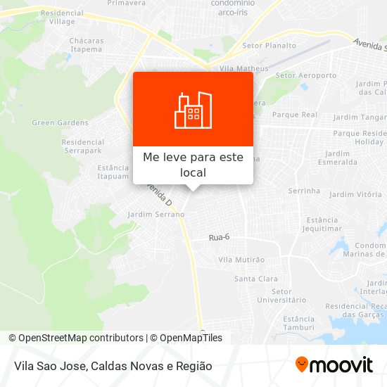 Vila Sao Jose mapa