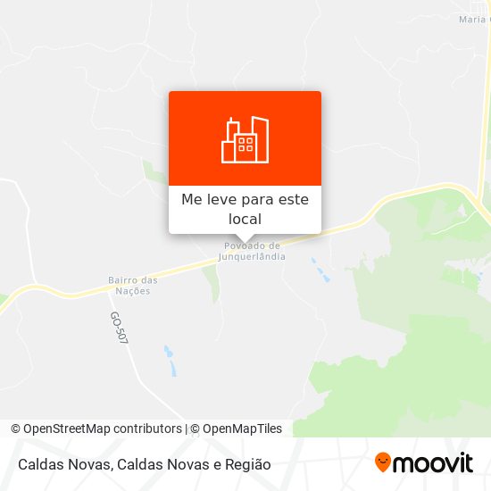 Caldas Novas mapa