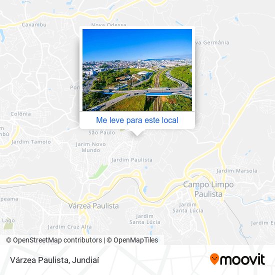 Várzea Paulista mapa