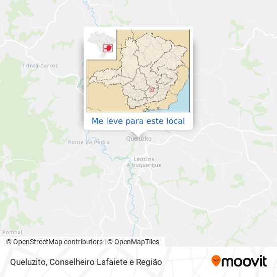 Queluzito mapa
