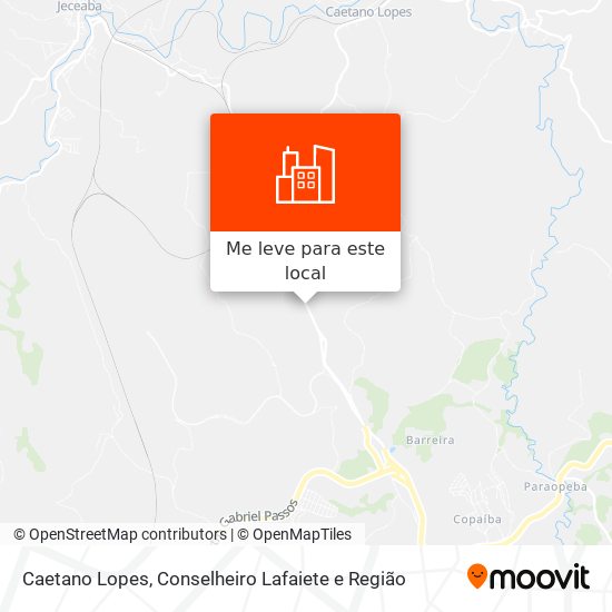 Caetano Lopes mapa