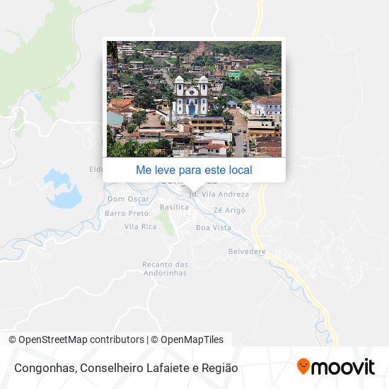 Congonhas mapa